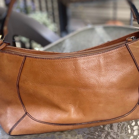 Classic Designer Etienne Aigner leather bag Beautiful Hazelnut Brown Purse EUC - Picture 5 of 7